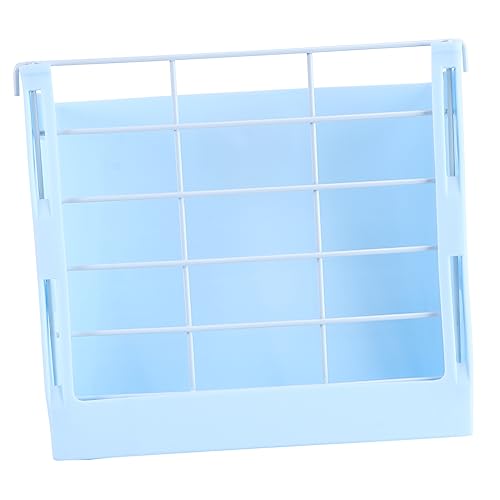 DRESSOOS 1stk Hasengrasständer Futterbecken Für Kaninchen Kaninchenkrippe Futterkaninchen Häschen-Feeder Hamsterzubehör Für Käfige Futterständer Für Hasen Meerschweinchen Stahl Blue von DRESSOOS