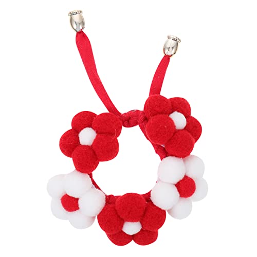 DRESSOOS Material Haustierhalsband Gestricktes Katzen-/Hundehalsband Bequemer Halsring Einfach zu tragen Entfernen von DRESSOOS