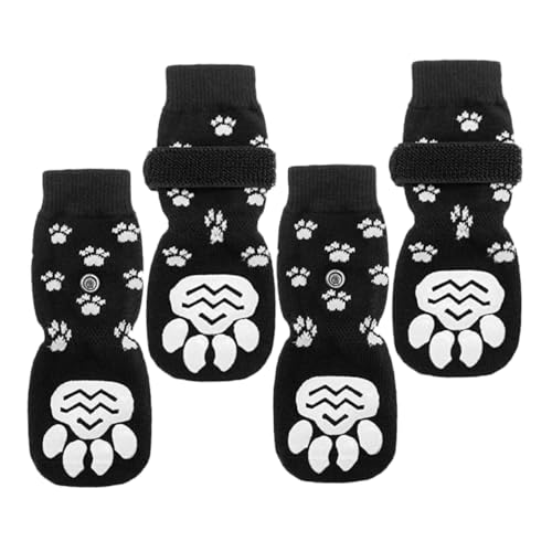 DRESSOOS Nicht Hundesocken Hundesocken Für Den Außenbereich Verschleißfeste Hundepfotenabdeckung Tragbares Haustier-Schuhwerk Baumwollmaterial L von DRESSOOS