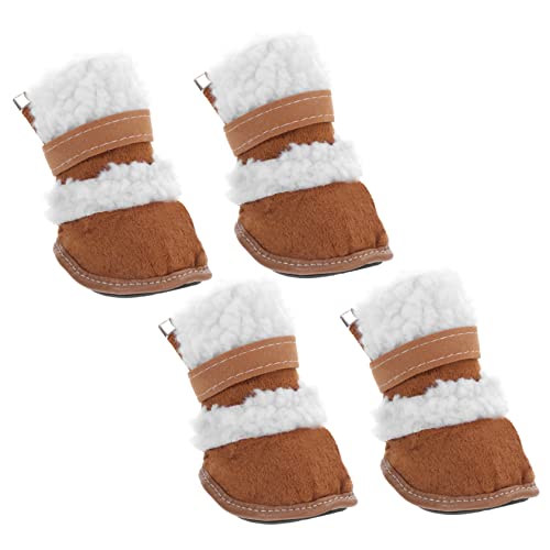 DRESSOOS 2 Paar Haustier Kurze Stiefel Hund Schneeschuhe Winter Outdoor Wandern Schuhe Anti- Sohle DRESSOOS 2 Paar Haustier Kurze Stiefel Hund Schneeschuhe Winter Outdoor Wandern Schuhe Anti- Sohle von DRESSOOS