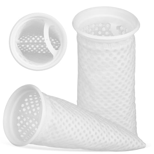 DRESSOOS Mesh-Filterbeutel 2 Stück Aquarium-Filtersocken Pumpenfilterbeutel Sockenfilter Y-Typ Filtermedienbeutel von DRESSOOS