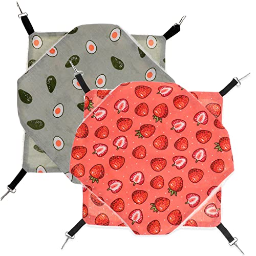 DRESSOOS 2 STK Hängematte Spielzeughamster kleines Tier Hamsterhütte Hamsterbett Kleintier Käfig Zubehör Spielzeug für Haustierkäfige Zubehör für Haustierkäfige Oberfläche: Baumwollgewebe DRESSOOS 2 STK Hängematte Spielzeughamster kleines Tier Hamsterhütte Hamsterbett Kleintier Käfig Zubehör Spielzeug für Haustierkäfige Zubehör für Haustierkäfige Oberfläche: Baumwollgewebe von DRESSOOS
