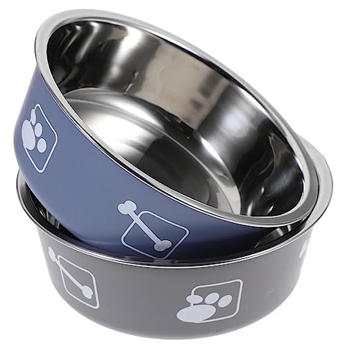DRESSOOS Napf-Set Für Hundefutter 2 Edelstahlnäpfe Robust Leicht Zu Reinigen Für Welpen Und Katzen DRESSOOS Napf-Set Für Hundefutter 2 Edelstahlnäpfe Robust Leicht Zu Reinigen Für Welpen Und Katzen von DRESSOOS