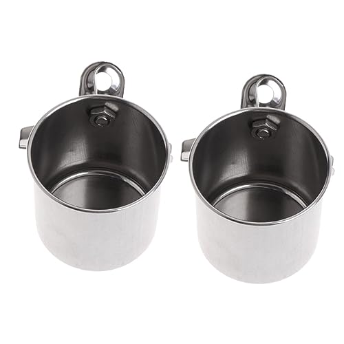 DRESSOOS Vögel Fütterung Schüssel Spieß Papagei Vogel Käfig Tiernahrung Container Edelstahl DRESSOOS Vögel Fütterung Schüssel Spieß Papagei Vogel Käfig Tiernahrung Container Edelstahl von DRESSOOS