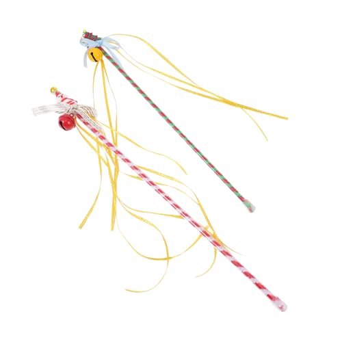 DRESSOOS Katzenspielzeug-Set 2-teilig Weihnachtlich Gestaltet Katzen-Teaser-Sticks Interaktives Spielzeug Für Katzen Schneemann Kiefer DRESSOOS Katzenspielzeug-Set 2-teilig Weihnachtlich Gestaltet Katzen-Teaser-Sticks Interaktives Spielzeug Für Katzen Schneemann Kiefer von DRESSOOS