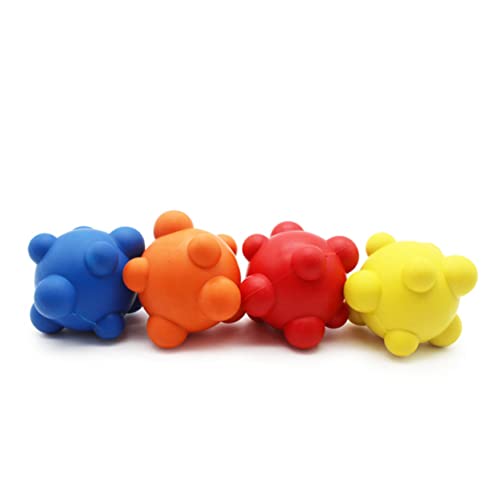 DRESSOOS Hundespielzeug Kautschuk Bissfest Interaktives Hundeball Für Hunde Unregelmäßiger Springball Zufälliger Farbe Ideal Für Kauspiel Und Spielspaß DRESSOOS Hundespielzeug Kautschuk Bissfest Interaktives Hundeball Für Hunde Unregelmäßiger Springball Zufälliger Farbe Ideal Für Kauspiel Und Spielspaß von DRESSOOS