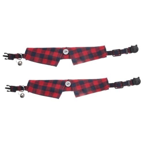 DRESSOOS 2 Stück Katzenhalsband Mit Fliege Und Glöckchen, Verstellbares Haustier Hundehalsband, Exquisites Kätzchenhalsband, Katzenhalsband Mit Glöckchen, Verstellbares Sicherheits DRESSOOS 2 Stück Katzenhalsband Mit Fliege Und Glöckchen, Verstellbares Haustier Hundehalsband, Exquisites Kätzchenhalsband, Katzenhalsband Mit Glöckchen, Verstellbares Sicherheits von DRESSOOS