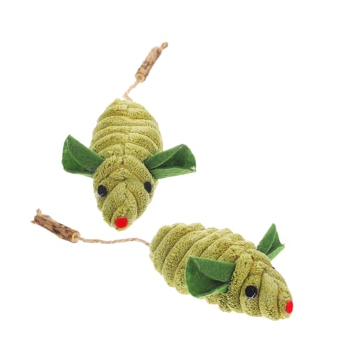 DRESSOOS 2 Stück Katzenminze Spielzeug, Katzenmaus Spielzeug, Katzenspielzeug, Mäusespielzeug, Mäuseform, Kätzchenspielzeug, Mäuse, Katzenspielzeug, Süße, Kätzchenspielzeug, Katzenmaus DRESSOOS 2 Stück Katzenminze Spielzeug, Katzenmaus Spielzeug, Katzenspielzeug, Mäusespielzeug, Mäuseform, Kätzchenspielzeug, Mäuse, Katzenspielzeug, Süße, Kätzchenspielzeug, Katzenmaus von DRESSOOS
