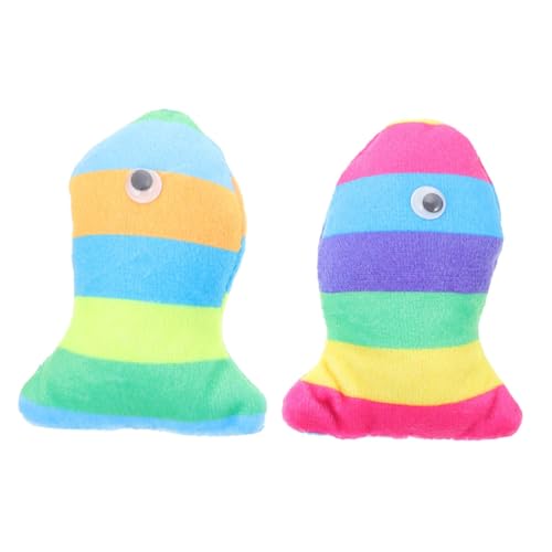 DRESSOOS 2 Stück Katzenplüschspielzeug, Kätzchenspielzeug, Spielzeug Für Katzen, Katzenspielzeug, Katzen Nervenspielzeug, Katzen Beißspielzeug, Kauspielzeug, Cartoon Fisch DRESSOOS 2 Stück Katzenplüschspielzeug, Kätzchenspielzeug, Spielzeug Für Katzen, Katzenspielzeug, Katzen Nervenspielzeug, Katzen Beißspielzeug, Kauspielzeug, Cartoon Fisch von DRESSOOS