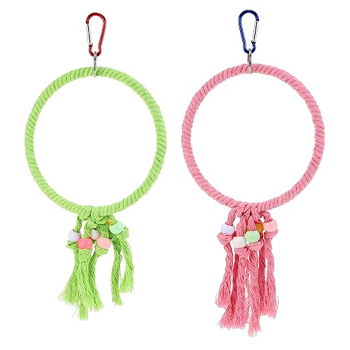 DRESSOOS 2 Stück Kletterring Vogelkäfig Spielzeug Vogelkäfig Hängekreis Hängekreis Für Vogel Papagei Ständer Ring Vogelkäfig Hängering Vogelbiss Spielzeug Vogel Kletterkreis Papagei Kreis DRESSOOS 2 Stück Kletterring Vogelkäfig Spielzeug Vogelkäfig Hängekreis Hängekreis Für Vogel Papagei Ständer Ring Vogelkäfig Hängering Vogelbiss Spielzeug Vogel Kletterkreis Papagei Kreis von DRESSOOS
