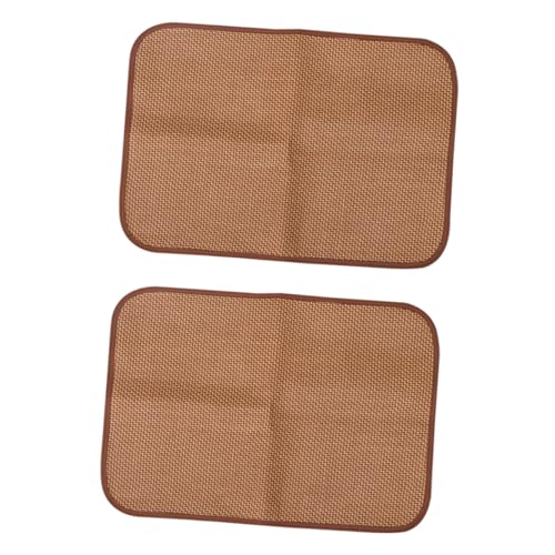 DRESSOOS 2stücke Kühlmatte Für Hunde Aus Rattan Und Atmungsaktive Sommer-schlafmatte Für Haustiere Für Hundehütten Und Reisen Farbe Kaffee DRESSOOS 2stücke Kühlmatte Für Hunde Aus Rattan Und Atmungsaktive Sommer-schlafmatte Für Haustiere Für Hundehütten Und Reisen Farbe Kaffee von DRESSOOS