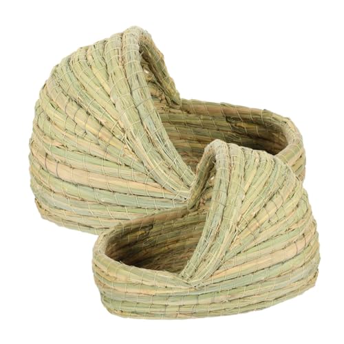 DRESSOOS 2 Stück Vogelnest Gewebtes Nestbett Legehaus Schlafbett Hühnerschlafbett Gewebtes Kleintiere Hütte Gewebtes Gewebtes Hühnernest Legenest Gewebte Hütte DRESSOOS 2 Stück Vogelnest Gewebtes Nestbett Legehaus Schlafbett Hühnerschlafbett Gewebtes Kleintiere Hütte Gewebtes Gewebtes Hühnernest Legenest Gewebte Hütte von DRESSOOS