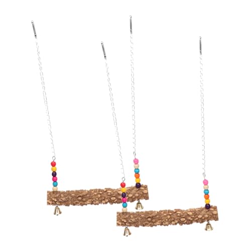 DRESSOOS 2 Stück Vogelschaukel Spielzeug, Holz, Küken Trainingsstange, Holzschaukel, Standstange Für Vögel, Hühnerstange Für Hennen, Vogel Stehstange, Vogelständer Für Papageien, DRESSOOS 2 Stück Vogelschaukel Spielzeug, Holz, Küken Trainingsstange, Holzschaukel, Standstange Für Vögel, Hühnerstange Für Hennen, Vogel Stehstange, Vogelständer Für Papageien, von DRESSOOS