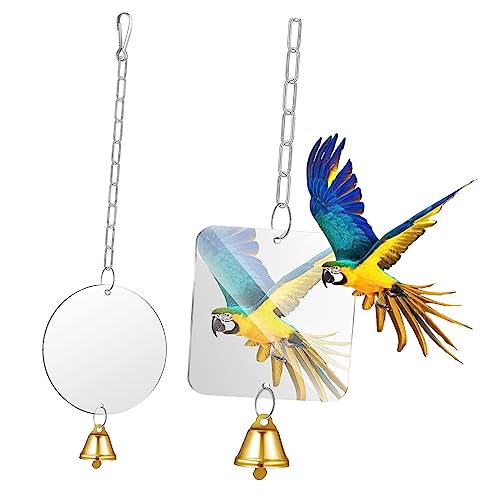 DRESSOOS 2stücke Vogel Spiegel Mit Glocke Interaktives Spielzeug Für Papageien Wellensittiche Und Nymphensittiche Für Vogelkäfige Installieren Verschiedene Erhältlich DRESSOOS 2stücke Vogel Spiegel Mit Glocke Interaktives Spielzeug Für Papageien Wellensittiche Und Nymphensittiche Für Vogelkäfige Installieren Verschiedene Erhältlich von DRESSOOS