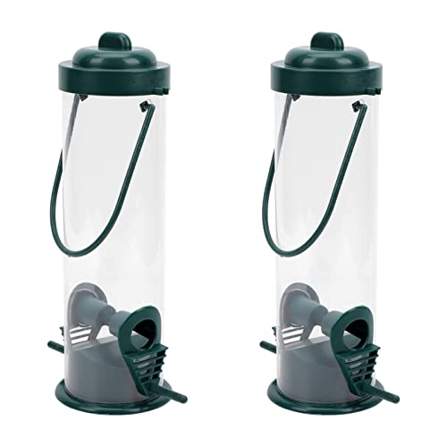 DRESSOOS 2 Stücke Automatische Hängende Wilde Vogelzufuhr Vogel Food Container Yard Bird Feeding Tool DRESSOOS 2 Stücke Automatische Hängende Wilde Vogelzufuhr Vogel Food Container Yard Bird Feeding Tool von DRESSOOS