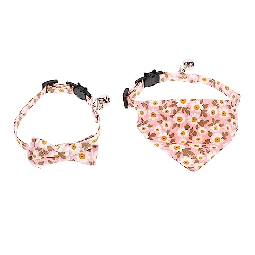 DRESSOOS Atmungsaktives Haustierhalsband-Set Katzen- Und Kätzchen-Fliege- Für Partys Fotos von DRESSOOS