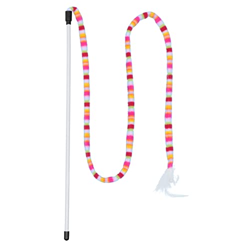 DRESSOOS 2pcs Katze Teaser Stick Mit Interaktive Spielzeug Für Indoor Katzen Kätzchen Teaser Spielzeug DRESSOOS 2pcs Katze Teaser Stick Mit Interaktive Spielzeug Für Indoor Katzen Kätzchen Teaser Spielzeug von DRESSOOS