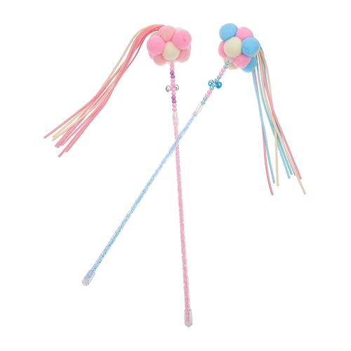 DRESSOOS 2 Stücke Katze Wand Spielzeug Lange Zauberstab Interactive Spielzeug Teaser Spielzeug Katze Necken Spielzeug DRESSOOS 2 Stücke Katze Wand Spielzeug Lange Zauberstab Interactive Spielzeug Teaser Spielzeug Katze Necken Spielzeug von DRESSOOS