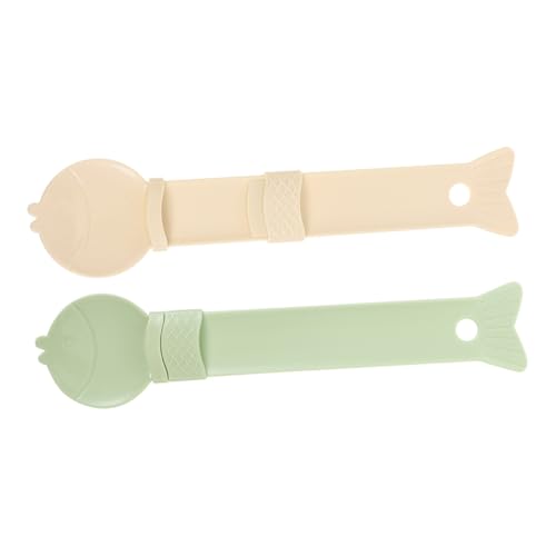 DRESSOOS Funktionelles Haustier-Utensil 2-teilig Katzenfutterlöffel Für Feuchte Snacks Leckerli-Spender Einfaches Füttern von DRESSOOS
