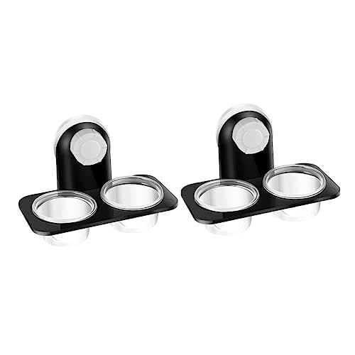 DRESSOOS Pet Feeder Reptile Wasser Becken 2pcs Reptile Lebensmittel Schalen Nicht-Kratzer Und Einfach Zu von DRESSOOS