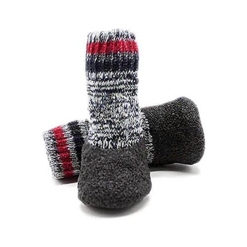 DRESSOOS 2 paar Socken Für Hunde Sohlen Protektoren Hund Socken Für Hartholz Boden Hunde Socke Schuhe Outdoor Socken Pet Socken Schuhe Wasserdicht Pet Schuhe von DRESSOOS