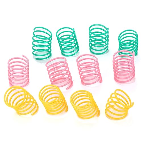 DRESSOOS 20-teiliges Katzenspielzeug Mit Federn Für Kätzchen Buntes Kunststoff-springspielzeug Für Katzen Und Kätzchen DRESSOOS 20-teiliges Katzenspielzeug Mit Federn Für Kätzchen Buntes Kunststoff-springspielzeug Für Katzen Und Kätzchen von DRESSOOS