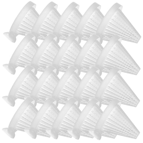 DRESSOOS 25St Roter Wurmbecher Geschirr Speisekammer Behälter für Lebensmittel Automatic Fish Feeder Futterautomat für Fische Zubehör für Aquarien Futterring für Aquarien Plastik von DRESSOOS