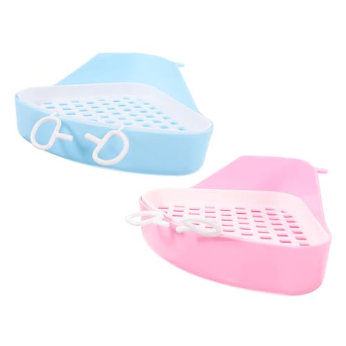DRESSOOS 2 Stücke Meerschweinchen Katzentoilette Dreieck Haustier Töpfchen Waschbar Leck-Design DRESSOOS 2 Stücke Meerschweinchen Katzentoilette Dreieck Haustier Töpfchen Waschbar Leck-Design von DRESSOOS