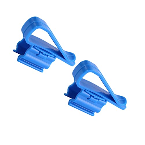 DRESSOOS 2St Aquarienfilter Schlauchschelle wiederaufladbare Pumpe Schwamm Befestigungselemente Abflussentblocker Eimer Spender Kontrolle Filterschlauchhalter für Aquarien Wasserclip Blue von DRESSOOS