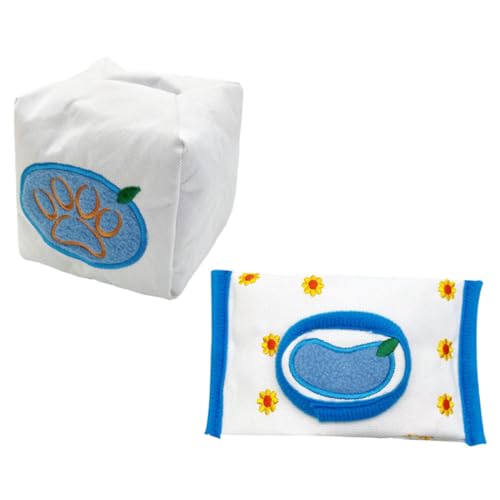 DRESSOOS 2St Pet Sniffing Pad Papiertücher Kauspielzeug für kleine Welpen Hundefutter Spielzeuge Interaktives Hundespielzeug Cartoon-Schnüffelspielzeug ziehen Tissue-Box Gewebe DRESSOOS 2St Pet Sniffing Pad Papiertücher Kauspielzeug für kleine Welpen Hundefutter Spielzeuge Interaktives Hundespielzeug Cartoon-Schnüffelspielzeug ziehen Tissue-Box Gewebe von DRESSOOS