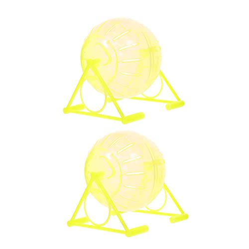 DRESSOOS Gesunde Übung Für Hamster 2 Stück Haustier-aktivitäts-übungsbälle Laufrad Mäuse Übungsspielzeug Joggingbälle Stress-spaß von DRESSOOS