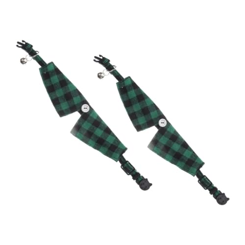 DRESSOOS Niedliches Katzenhalsband Mit Glocke 2er-Pack Verstellbares Kätzchenhalsband Haustierhalsband Breakaway Für Tägliche Partys von DRESSOOS