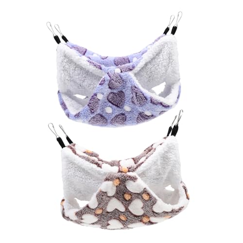 DRESSOOS Hamsterspielzeugbett aus robustem Material atmungsaktiv langlebig Hängematte für Kaninchen DRESSOOS Hamsterspielzeugbett aus robustem Material atmungsaktiv langlebig Hängematte für Kaninchen von DRESSOOS