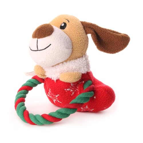 DRESSOOS 2st Haustier Hund Spielzeug Dogman-Spielzeug Spielzeug Für Kleine Hunde Plüschtiere Hundemensch Quietschendes Spielzeug Für Welpen Quietschende Kauspielzeuge Weihnachten Hundebiss von DRESSOOS