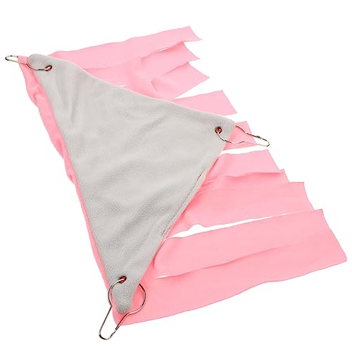 DRESSOOS 2st Haustiere Verstecktes Frettchen-ratten-hängematte Vogelspielzeug Kaninchen Warmes Bett Rattenversteck Kaninchenhaus Igel Zubehör Kleine Tiere Vlieswald Rosa Stoff DRESSOOS 2st Haustiere Verstecktes Frettchen-ratten-hängematte Vogelspielzeug Kaninchen Warmes Bett Rattenversteck Kaninchenhaus Igel Zubehör Kleine Tiere Vlieswald Rosa Stoff von DRESSOOS