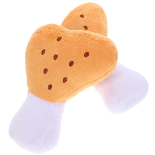 DRESSOOS 2stücke Hundespielzeug Aus Plüsch Quietschendes Hähnchenbein Interaktives Kauspielzeug Für Kleine Und Mittelgroße Hunde Langlebiges Kau Und Spielzeug Für DRESSOOS 2stücke Hundespielzeug Aus Plüsch Quietschendes Hähnchenbein Interaktives Kauspielzeug Für Kleine Und Mittelgroße Hunde Langlebiges Kau Und Spielzeug Für von DRESSOOS
