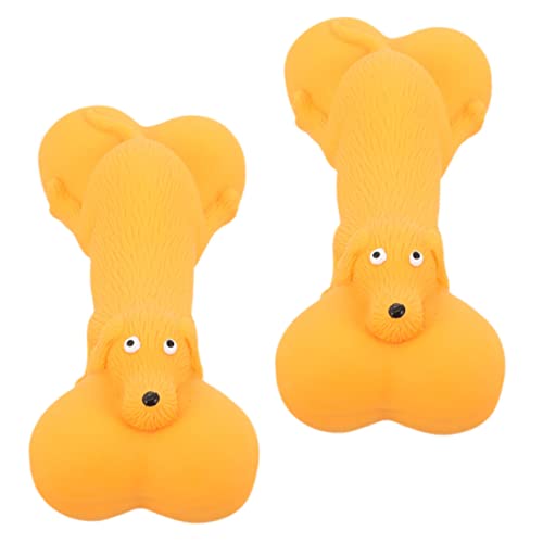 DRESSOOS 2St Hund sprechendes Spielzeug hundespielzeug klein Quietschspielzeug für Welpen Interactive Dog Toys Dog chew Toy Spielzeuge Spielzeug für kleine Hunde Spielzeug für Haustiere von DRESSOOS