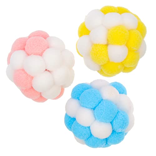 DRESSOOS 3 Stück Ball Nagespielzeug, Katzen Selbstbeschäftigungsbälle, Katzenkaubälle, Katzenspielzeugbälle Mit Glöckchen, Katzenspielzeug, Interaktive Katzenbälle, Spielzeug, Interaktives DRESSOOS 3 Stück Ball Nagespielzeug, Katzen Selbstbeschäftigungsbälle, Katzenkaubälle, Katzenspielzeugbälle Mit Glöckchen, Katzenspielzeug, Interaktive Katzenbälle, Spielzeug, Interaktives von DRESSOOS