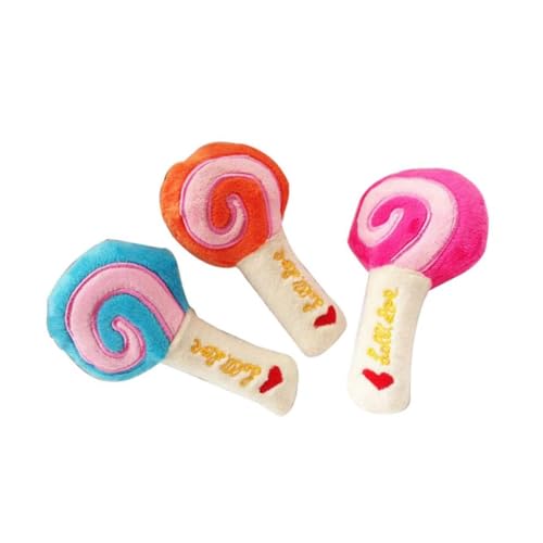 DRESSOOS 3stücke Teiliges Lollipop-kauspielzeug Für Hunde Und Katzen Plüsch Mit Quietscher Blau Orange Rosé Interaktives Spielzeug Für Welpen Für Spaß Und Unterhaltung DRESSOOS 3stücke Teiliges Lollipop-kauspielzeug Für Hunde Und Katzen Plüsch Mit Quietscher Blau Orange Rosé Interaktives Spielzeug Für Welpen Für Spaß Und Unterhaltung von DRESSOOS