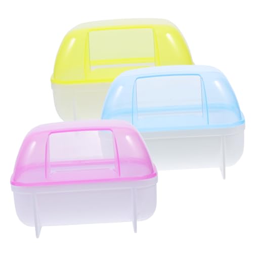 DRESSOOS 3St Hamster-Deo-Wanne für Haustiere Chinchilla-Badehaus Sandbad für Hamster Chinchilla-Badezimmer Hamster-Sandbad Hamster sandbad badewanne entzückendes Badezimmer Sandbadezimmer DRESSOOS 3St Hamster-Deo-Wanne für Haustiere Chinchilla-Badehaus Sandbad für Hamster Chinchilla-Badezimmer Hamster-Sandbad Hamster sandbad badewanne entzückendes Badezimmer Sandbadezimmer von DRESSOOS