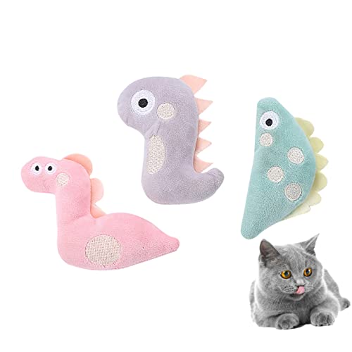 DRESSOOS 3St Katze Plüschtier interaktives Spielzeug funnytoys Plüschtier für Haustiere Kauspielzeug für Katzen Spielzeuge Katzenspielzeug Spielzeug für Haustiere Backenzahn Katzenzubehör von DRESSOOS