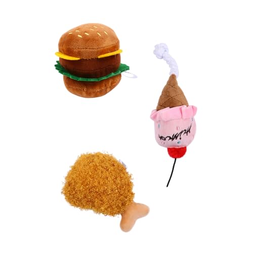 DRESSOOS Interaktives Hundespielzeug 3er-Pack Quietschende Plüschspielzeuge Haustier-kuscheltiere Spielzeug Hunde-plüschtier DRESSOOS Interaktives Hundespielzeug 3er-Pack Quietschende Plüschspielzeuge Haustier-kuscheltiere Spielzeug Hunde-plüschtier von DRESSOOS