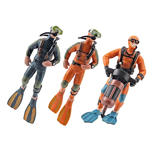 DRESSOOS 3 Stück Schwimmende Taucher-Ornamente Für Aquarien Lebensechtes Aquarium- Für Aquarien-Dekorationen Simulierte Unterwasserlandschaft Taucherfigur DRESSOOS 3 Stück Schwimmende Taucher-Ornamente Für Aquarien Lebensechtes Aquarium- Für Aquarien-Dekorationen Simulierte Unterwasserlandschaft Taucherfigur von DRESSOOS