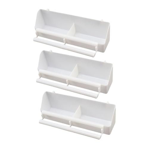 DRESSOOS Futternapf für Papageien Clip-Design 3er-Pack Futterbehälter für Vögel Vogelkäfig DRESSOOS Futternapf für Papageien Clip-Design 3er-Pack Futterbehälter für Vögel Vogelkäfig von DRESSOOS