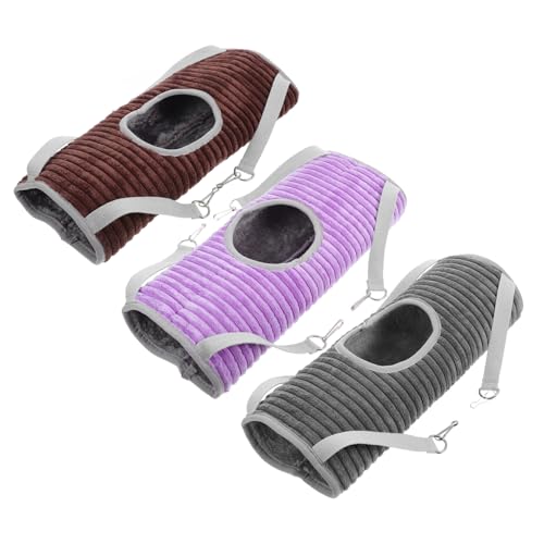 DRESSOOS 3stücke Hängematten Frettchen Tunnel Für Ratten Schaukelbett Für Hamster Warmes Nest Für Kaninchen Platzsparendes Zubehör Für Kleintierekäfige DRESSOOS 3stücke Hängematten Frettchen Tunnel Für Ratten Schaukelbett Für Hamster Warmes Nest Für Kaninchen Platzsparendes Zubehör Für Kleintierekäfige von DRESSOOS