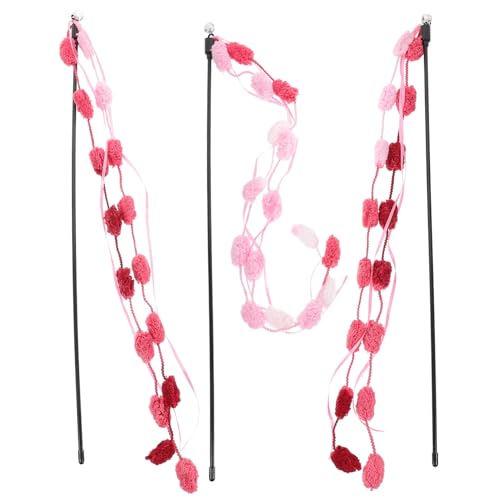 DRESSOOS 3st Katzen-Teaser Katzenbedarf Spielzeug Für Katzen Kätzchen Spielzeug Süßer Katzenstab Katzenspielzeugstab Teaser-zauberstab-Spielzeug Katzenstockspielzeug Katzensachen Plastik DRESSOOS 3st Katzen-Teaser Katzenbedarf Spielzeug Für Katzen Kätzchen Spielzeug Süßer Katzenstab Katzenspielzeugstab Teaser-zauberstab-Spielzeug Katzenstockspielzeug Katzensachen Plastik von DRESSOOS