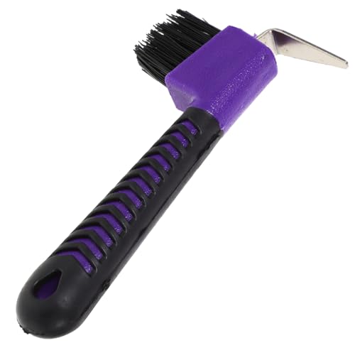 DRESSOOS 3-teiliges Hufbürsten-Set Für Pferde Pflegewerkzeuge Für Pferde Komfortabler Griff Zufällige Farbe von DRESSOOS