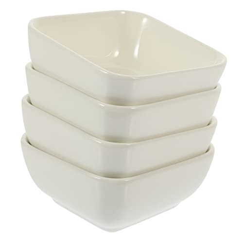 DRESSOOS 4-teiliges Futternapf-Set Für Reptilien Quadratisch Keramik Snack-zubehör Für Eidechsen Und Frösche DRESSOOS 4-teiliges Futternapf-Set Für Reptilien Quadratisch Keramik Snack-zubehör Für Eidechsen Und Frösche von DRESSOOS