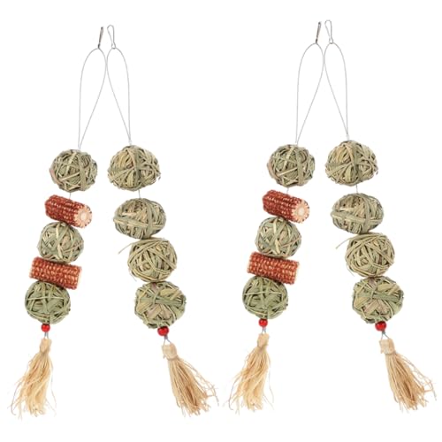 DRESSOOS 4stücke Naturbelassene Wicker-kauspielzeuge Für Kleine Tiere Hängende Käfigspielzeuge Für Kaninchen Meerschweinchen Und Hamster Zahnpflege Und Stressabbau Für Haustiere DRESSOOS 4stücke Naturbelassene Wicker-kauspielzeuge Für Kleine Tiere Hängende Käfigspielzeuge Für Kaninchen Meerschweinchen Und Hamster Zahnpflege Und Stressabbau Für Haustiere von DRESSOOS