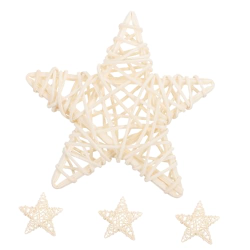 DRESSOOS 4stücke Teiliges Rattan Stern Kauspielzeug Für Kleintiere Nager Spielzeug Für Hamster Kaninchen Und Meerschweinchen Fördert Kau Spielverhalten Sicheres Und Haltbares Material DRESSOOS 4stücke Teiliges Rattan Stern Kauspielzeug Für Kleintiere Nager Spielzeug Für Hamster Kaninchen Und Meerschweinchen Fördert Kau Spielverhalten Sicheres Und Haltbares Material von DRESSOOS